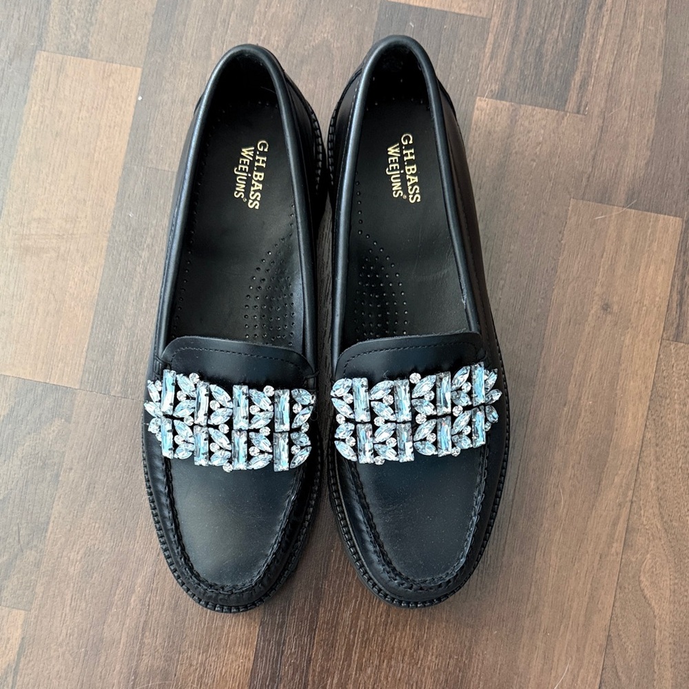 G.H. Bass Weejuns Whitney Crystal loafers